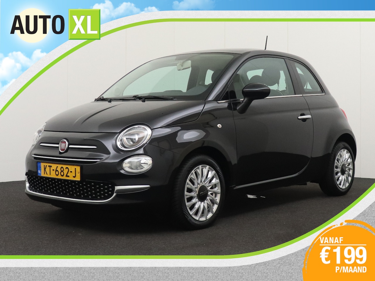 Fiat 500 - 0.9 81 PK TwinAir Turbo Lounge Pano-Dak Multimedia+ 15'LMV - AutoWereld.nl