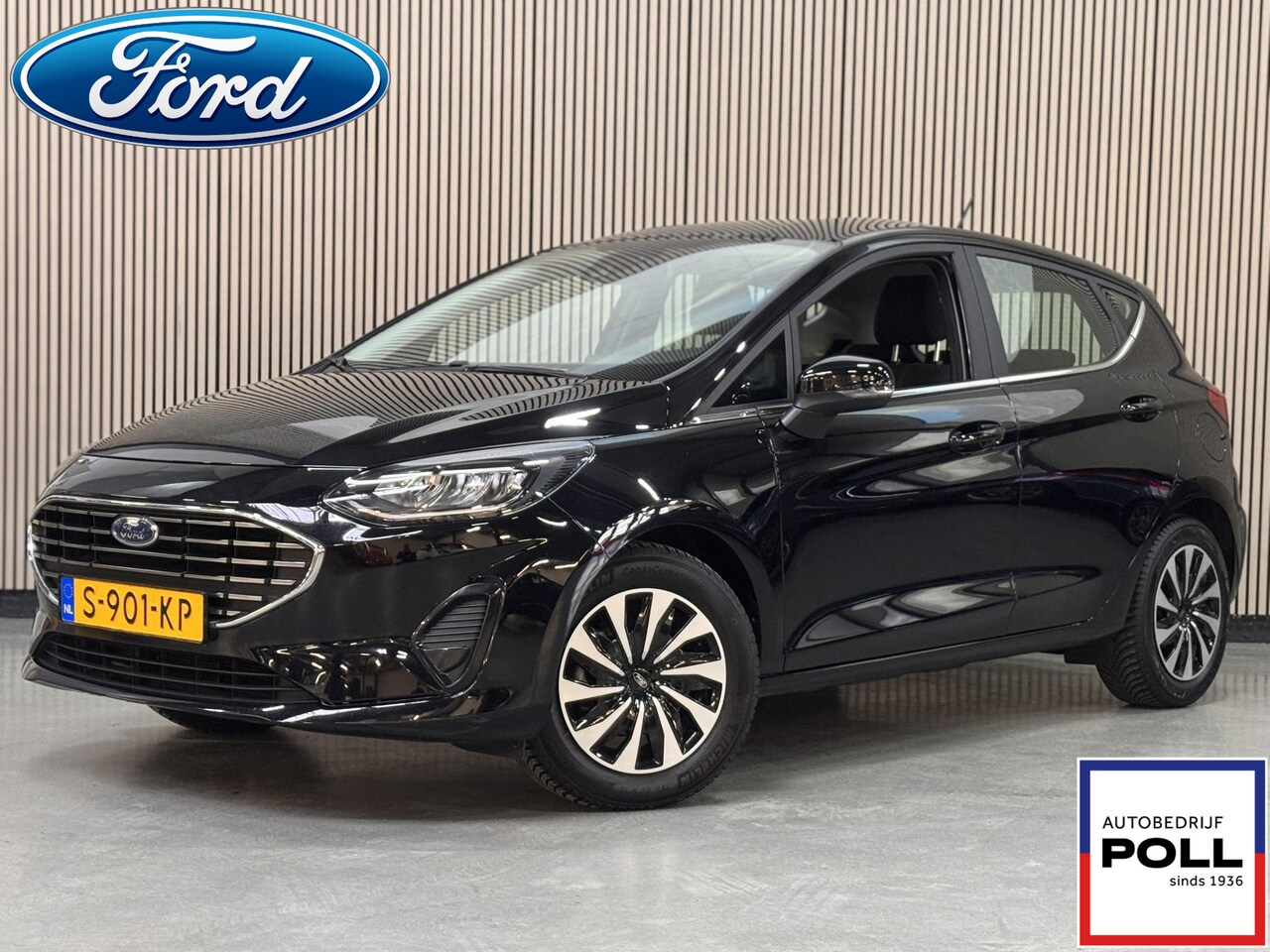Ford Fiesta - 125pk Eco Hybrid Titanium Apple Carplay Climat Cruise Parkeersensoren All Season Banden De - AutoWereld.nl