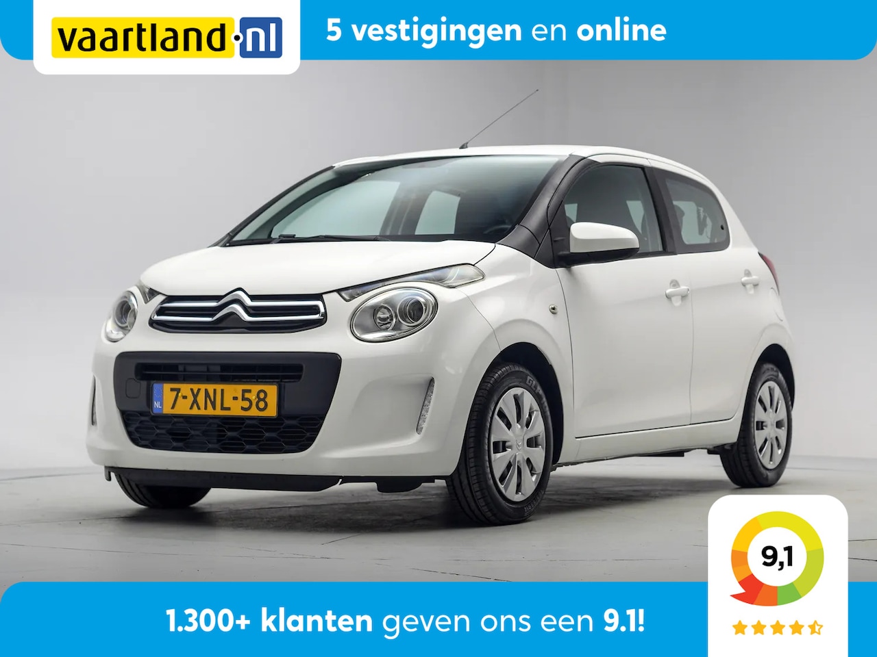 Citroën C1 - 1.0 VTi Feel Aut [ Led 5drs Radio MP3 ] - AutoWereld.nl