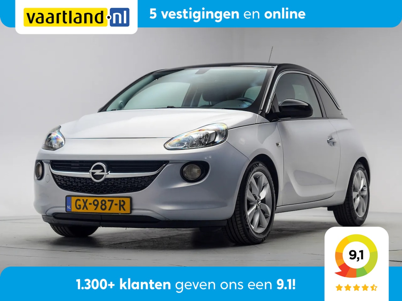 Opel ADAM - 1.4 Jam Aut. [ Parkeersensoren Sportstoelen Half-leder Airco ] - AutoWereld.nl