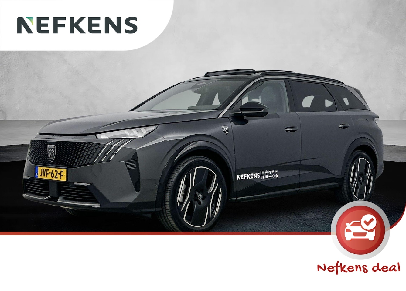 Peugeot e-5008 - GT Exclusive 73 kWh | DEMO | Lederen bekleding | Panoramisch schuifkanteldak | Elektrische - AutoWereld.nl