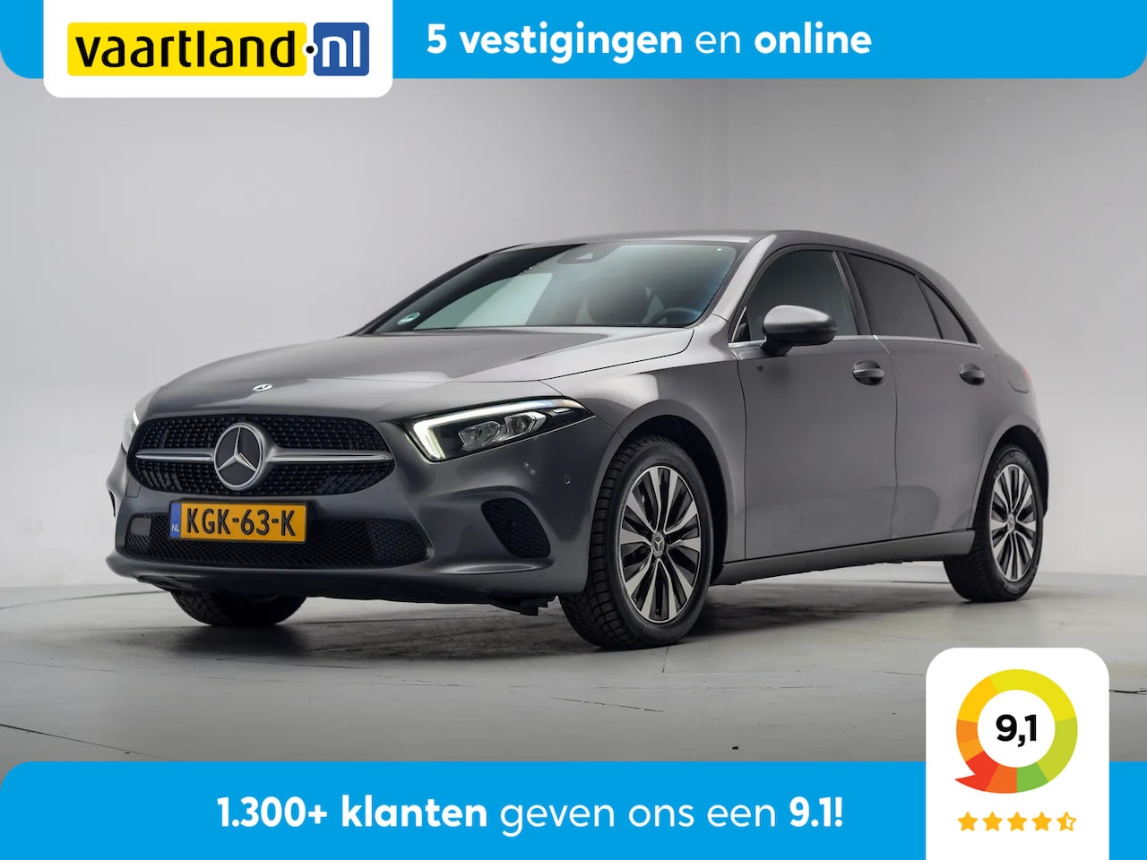 Mercedes-Benz A-klasse - 250 e Luxury [ LED Half-leder Stoelverwarming ] - AutoWereld.nl