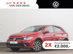 Volkswagen Polo - Life Edition 1.0 TSI 95 PK | Parkeersensoren | Achteruitrijcamera | Stoelverwarming | App