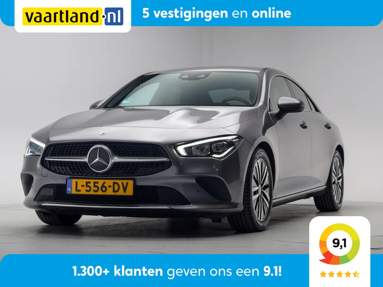 Mercedes-Benz CLA-Klasse - 180 Luxury Aut. [ Wide-screen sfeerverlichting Leder Stoelverwarming ] - AutoWereld.nl