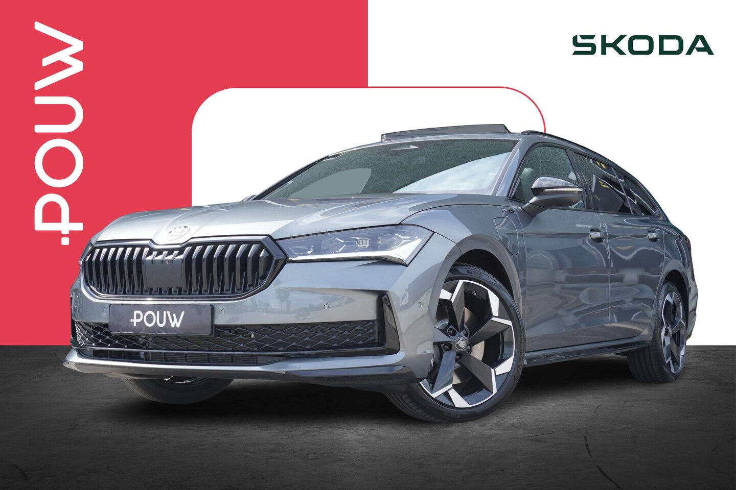 Skoda Superb Combi - 1.5 TSI 204pk PHEV Sportline Business | CANTON Sound | Panoramadak - AutoWereld.nl