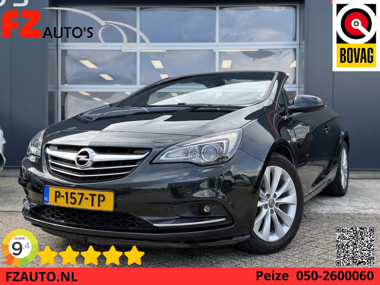 Opel Cascada - 1.6 Turbo Innovation Automaat - Lederen bekleding - Elektr.verst. voorstoelen - Stoelverwa - AutoWereld.nl