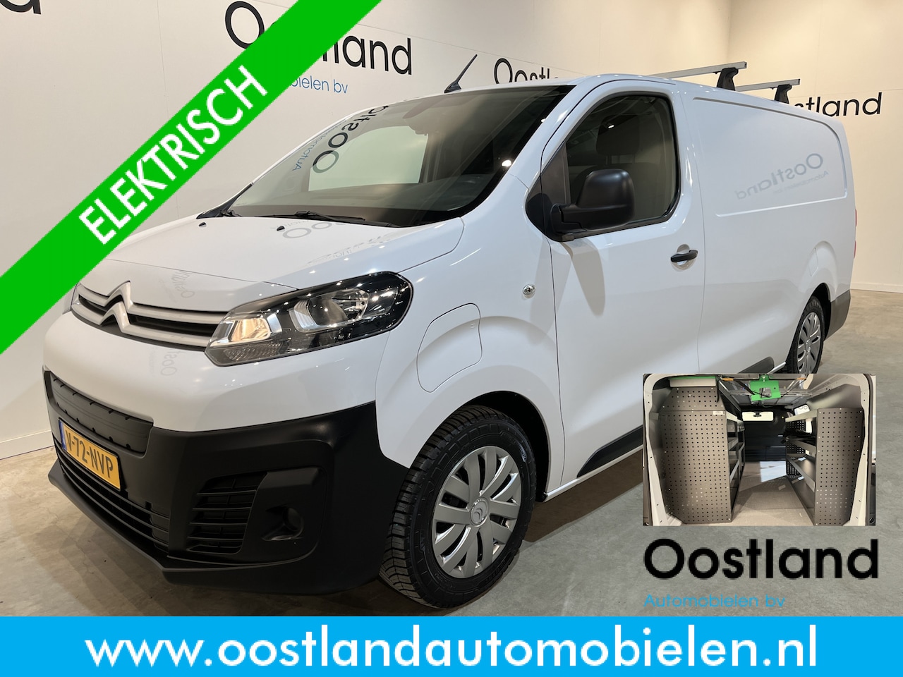 Peugeot e-Expert - (Citroën Jumpy) L3 136 75 kWh / 100% Elektrisch !! / Kast-inrichting / Airco / Cruise Cont - AutoWereld.nl