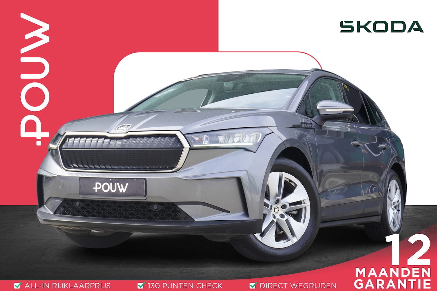Skoda Enyaq iV - 60 180pk | SoH 96% | Trekhaak | Adaptive Cruise | Stoelverwarming | Apple Carplay & Androi - AutoWereld.nl