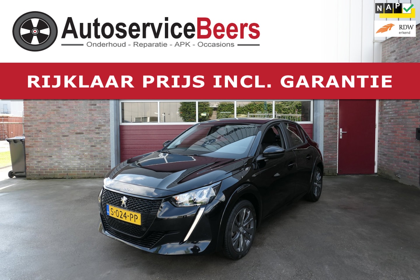 Peugeot e-208 - EV Active Pack 50 kWh, Zeer netjes, 3 Fase, Carplay, Cruise control, Rijklaarprijs incl.ga - AutoWereld.nl