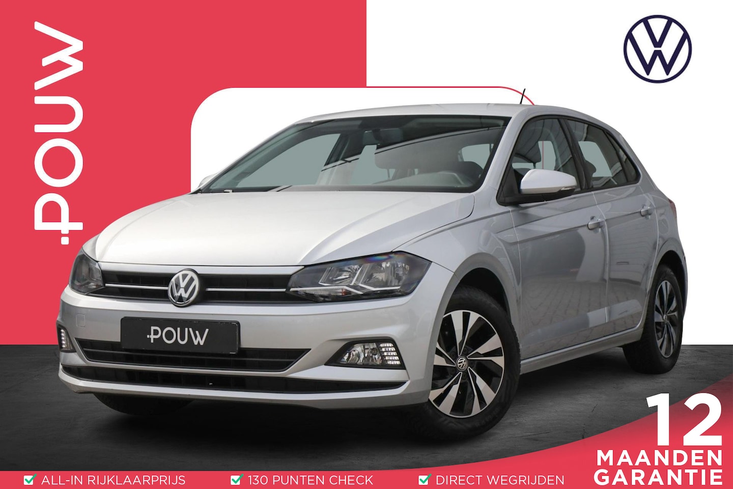 Volkswagen Polo - 1.0 MPI 75pk Comfortline | App Connect | Airco | Cruise Control - AutoWereld.nl
