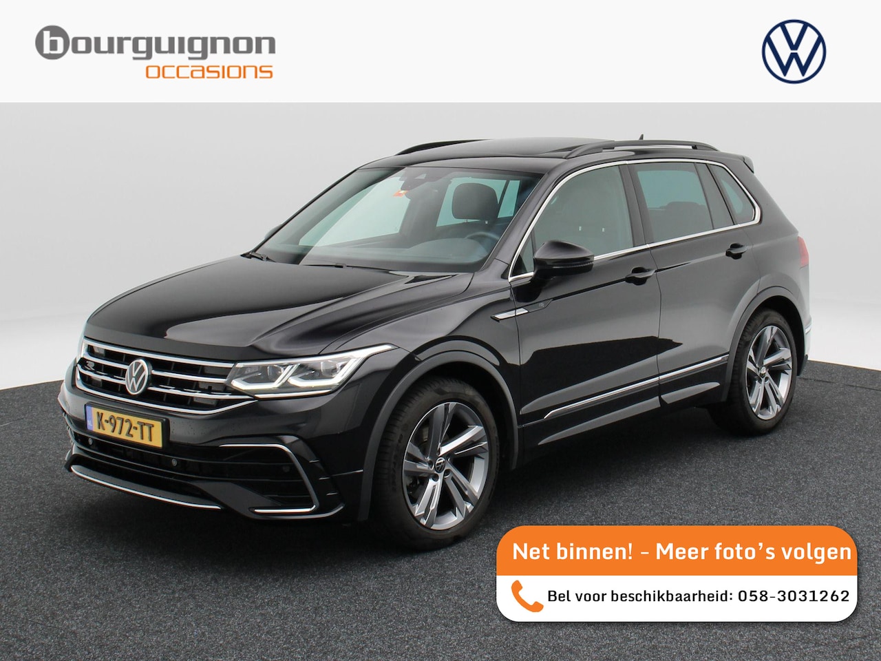 Volkswagen Tiguan - 1.5 TSI R-Line Business+ | Stoel/Stuurverwarming | Panorama dak | Adaptive Cruise | Trekha - AutoWereld.nl