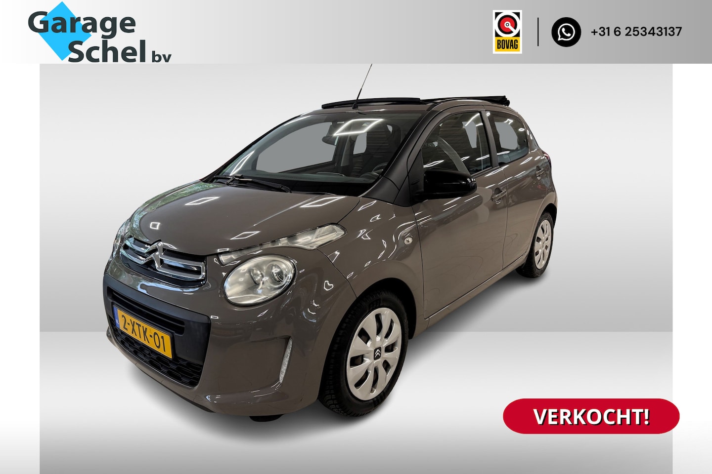 Citroën C1 - 1.0 e-VTi Airscape Feel 70pk - All season - Open dak - Rijklaar - AutoWereld.nl