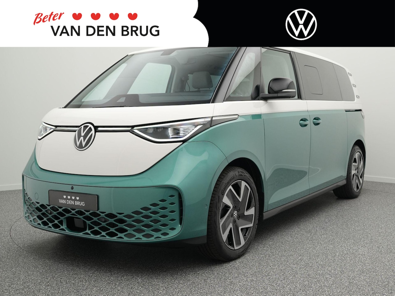 Volkswagen ID. Buzz - Pro Bulli Limited 86 kWh 286 PK 3239 mm | 7-zits | Panoramadak | Trekhaak | Elek. schuifde - AutoWereld.nl