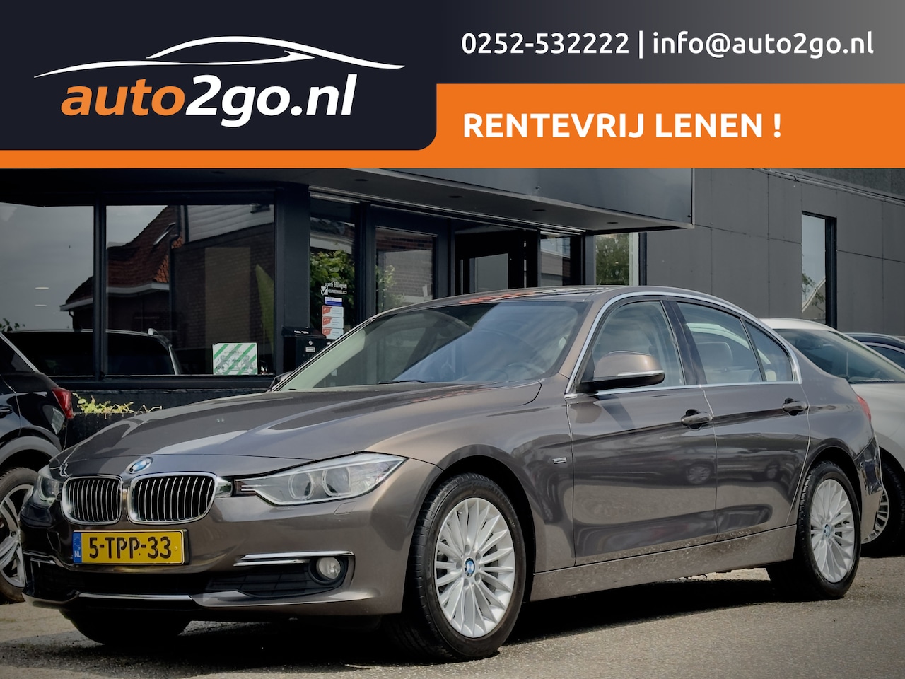 BMW 3-serie - 316i AUT8 LUXURY-LINE LEDER NAVI AIRCO LED LMV PDC - AutoWereld.nl