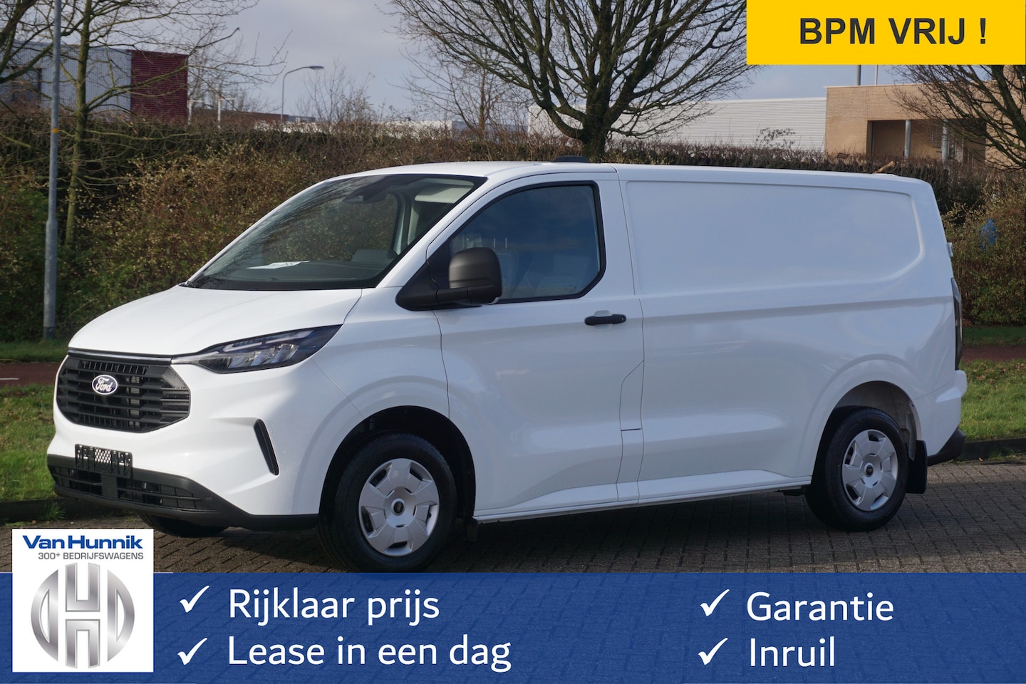 Ford Transit Custom - 280S 136PK Trend BPM VRIJ!! 13" Scherm Apple CP / Android A. Cam, Trekhaak!! NR. J304* - AutoWereld.nl