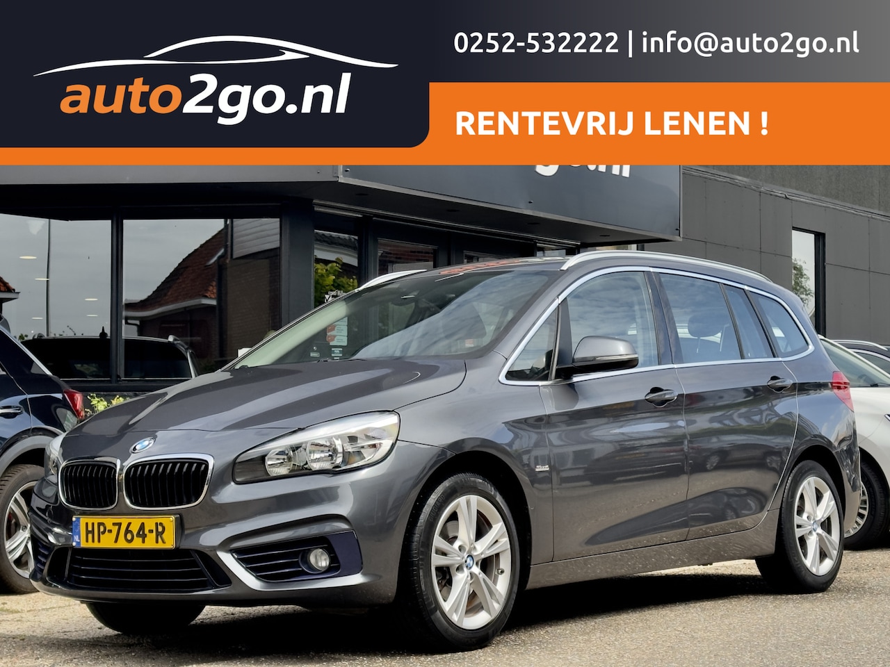 BMW 2-serie Gran Tourer - 216d CORPORATE 7PERS SPORT-INT NAVI AIRCO LED LMV PDC - AutoWereld.nl