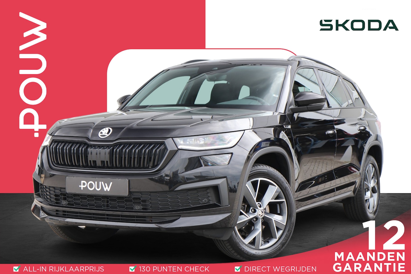 Skoda Kodiaq - 1.5 TSI 150pk DSG Sportline Business | Trekhaak | Stoelverwarming/Ventilatie | Achteruitri - AutoWereld.nl
