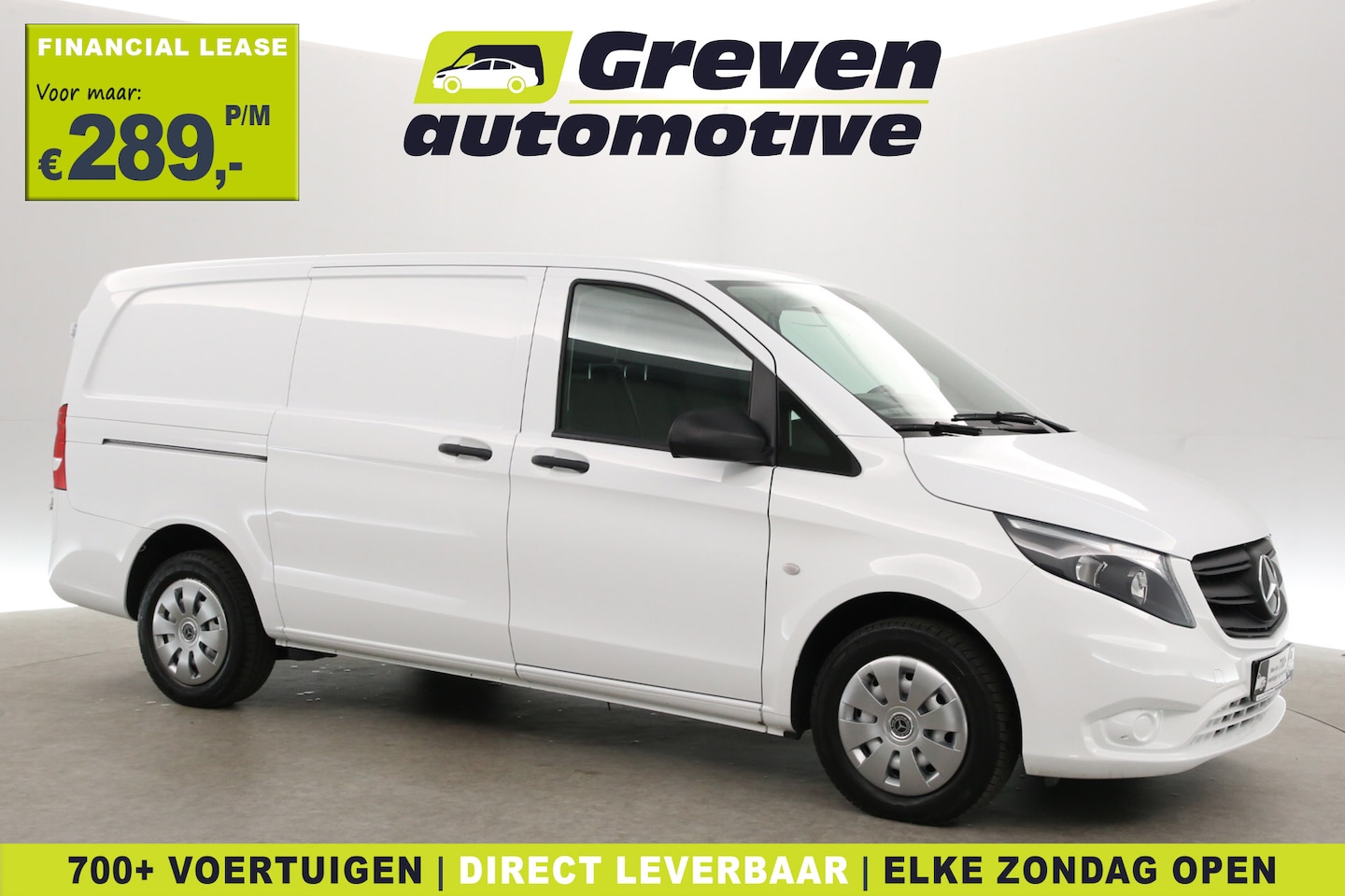 Mercedes-Benz Vito - 114 CDI Lang | Automaat | Airco | Adap. Cruise | 3 Zits | Carplay | Stoelverw. | Trekhaak - AutoWereld.nl