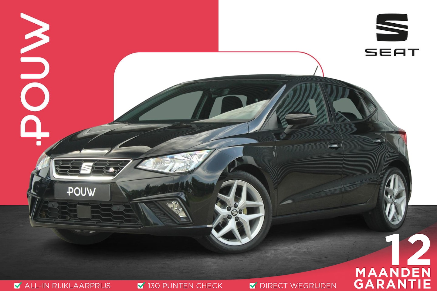 SEAT Ibiza - 1.0 TSI 95pk FR Business Intense | Navigatie | Apple CarPlay/ Android Auto | Cruise Contro - AutoWereld.nl