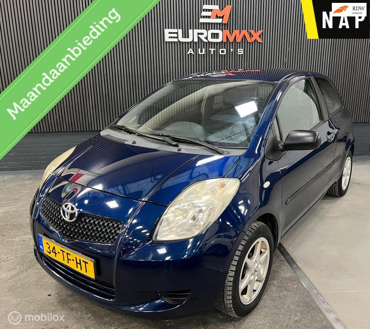 Toyota Yaris - 1.3 VVTi Terra NAP-Elektrische ramen & trekhaak - AutoWereld.nl