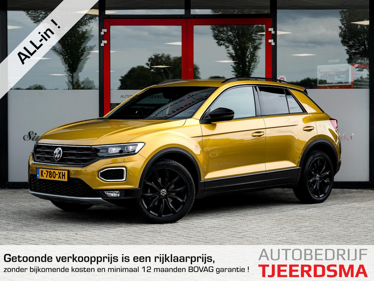 Volkswagen T-Roc - 1.5 TSI Sport | Trekhaak | Black Optic | Origineel NL | 2e Eigenaar | Stoelverwarming | Ca - AutoWereld.nl