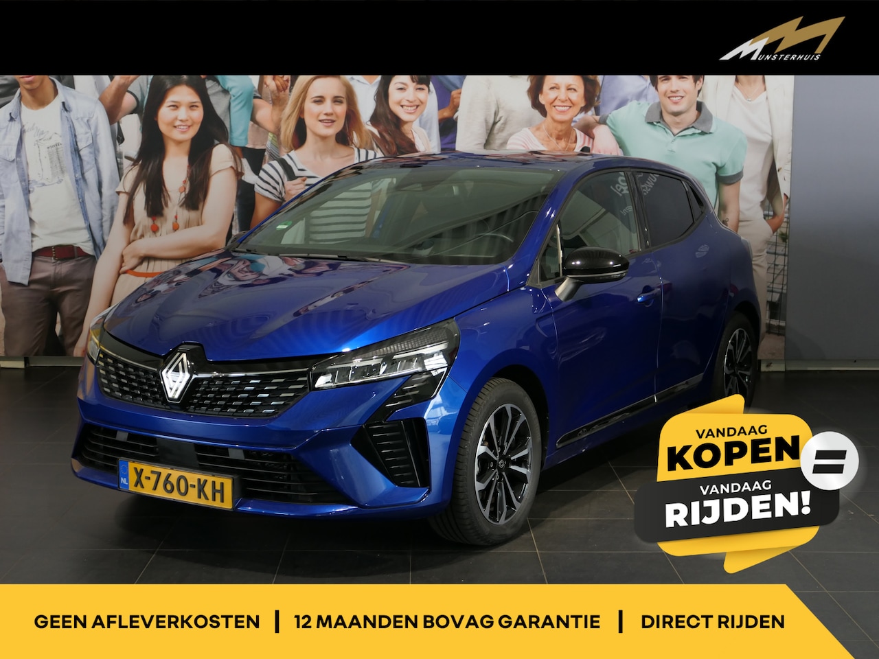 Renault Clio - 1.6 E-Tech Full Hybrid 145 techno - Apple carplay/ Android auto - Camera - Sensor achter - - AutoWereld.nl