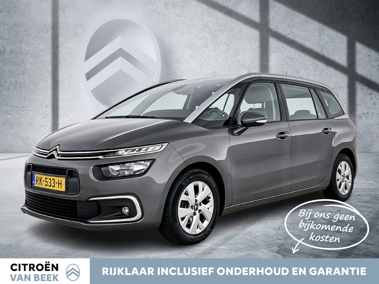 Citroën Grand C4 Picasso - 130pk Feel | Rijklaar | Trekhaak | Elek. achterklep | 7 zitplaatsen | - AutoWereld.nl