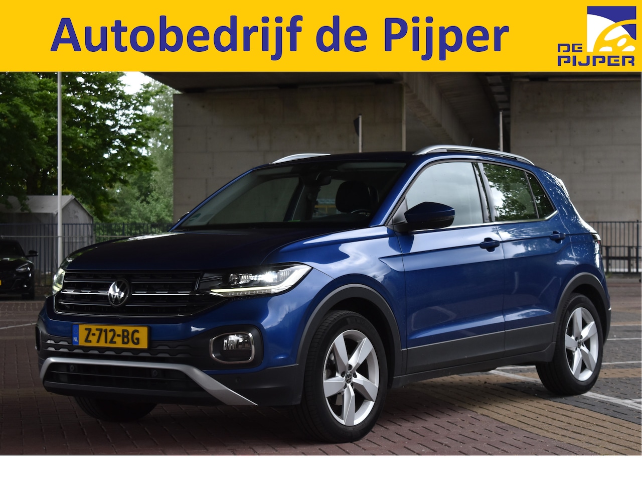 Volkswagen T-Cross - 1.0 TSI Style | Carplay | Nav | DAB | Adapt.Cruise Control | Full LED | Zeer netjes - AutoWereld.nl