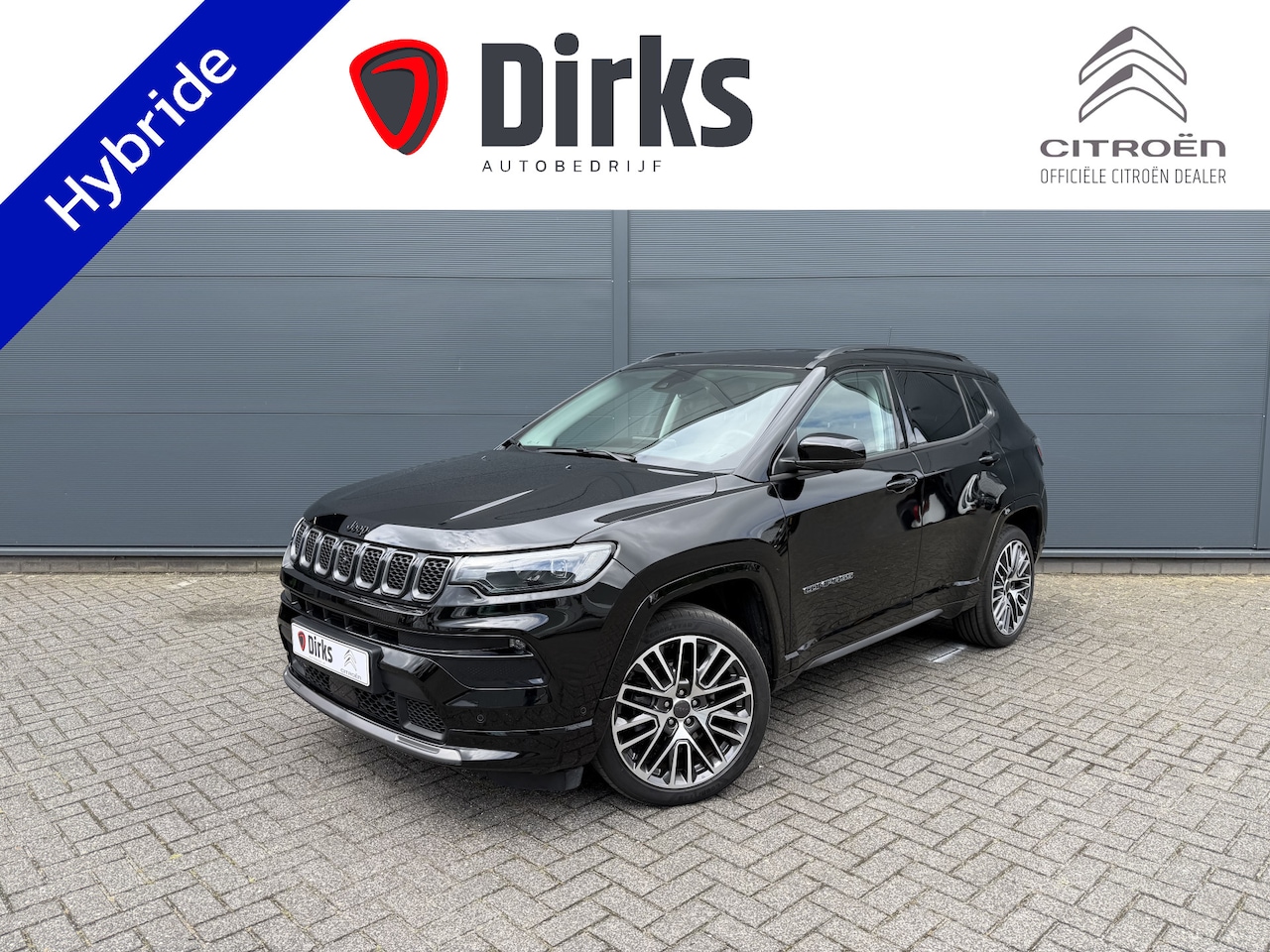 Jeep Compass - 1.5T e-Hybrid Summit 1.5T e-Hybrid Summit (Leder incl verwarming/koeling/geheugen - Elektrische Klep - Adaptiev - AutoWereld.nl