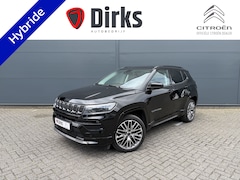 Jeep Compass - 1.5T e-Hybrid Summit (Leder incl verwarming/koeling/geheugen - Elektrische Klep - Adaptiev