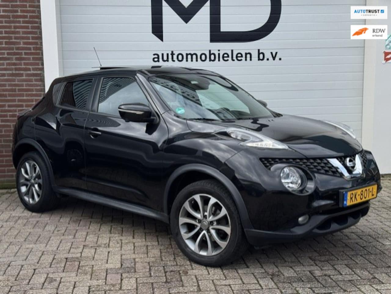 Nissan Juke - 1.2 DIG-T S/S - Panoramadak-Keyless-LED-Navi-360 - AutoWereld.nl