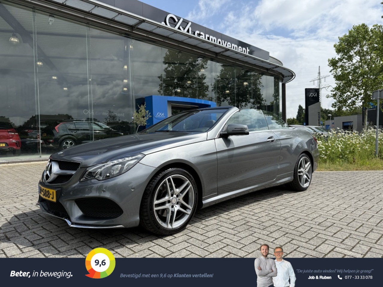 Mercedes-Benz E-klasse Cabrio - 200 Prestige Sport Edition | AMG | Navi | Cruise |Nek/Stoel verw - AutoWereld.nl