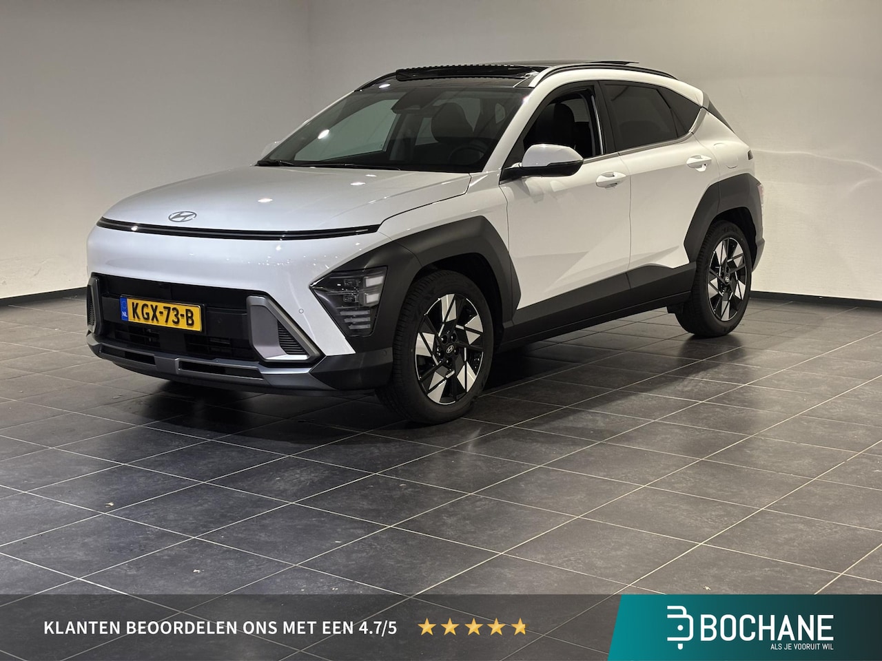 Hyundai Kona - 1.6 GDI HEV Premium Sky | Apple Carplay/Android Auto | voorstoelen verwarmd | - AutoWereld.nl