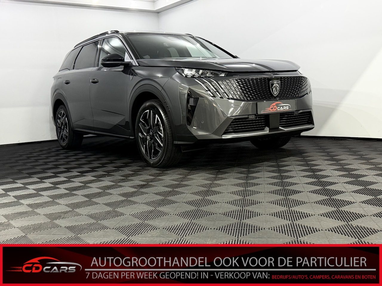 Peugeot 5008 - 1.2 Hybrid 145 GT 7P Camera, Navi, Virtual desk, Elektrische achterklep, Keyless start, Cr - AutoWereld.nl