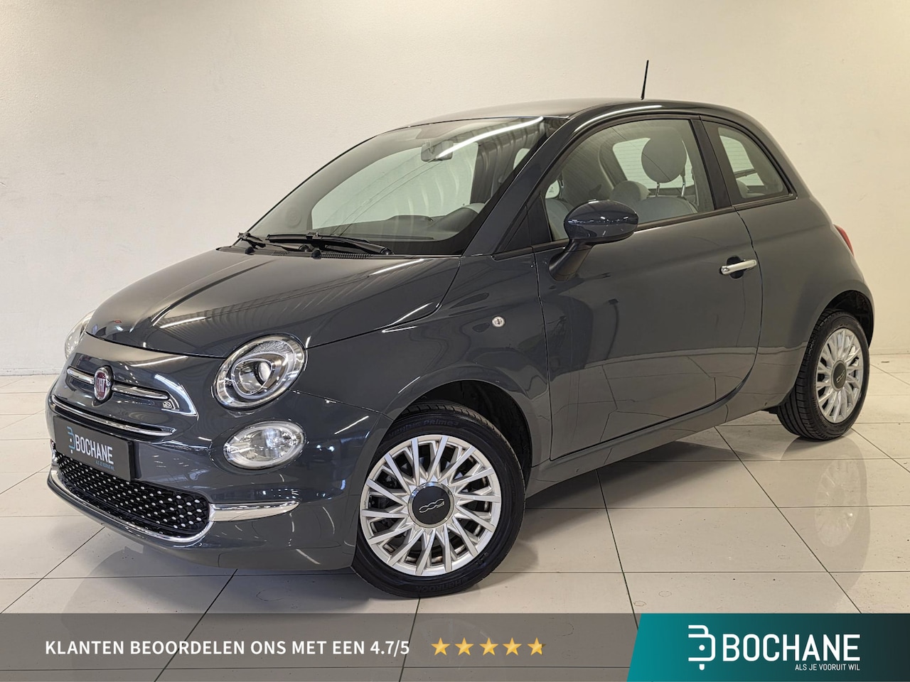 Fiat 500 - 1.0 Hybrid Lounge | Airco | Apple CarPlay / Android Auto navigatie | Bluetooth | - AutoWereld.nl