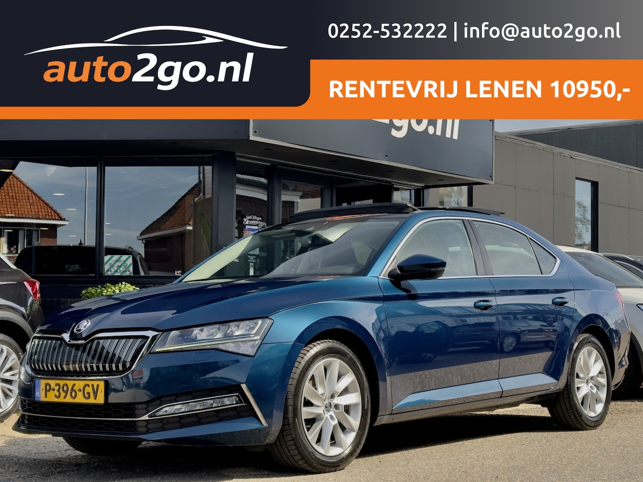Skoda Superb - 1.4 TSI iV AUT6 EDITION PLUS PANODAK LEDER NAVI CAMERA DIGI-DASH APPLE-CARPLAY LED LMV PDC - AutoWereld.nl