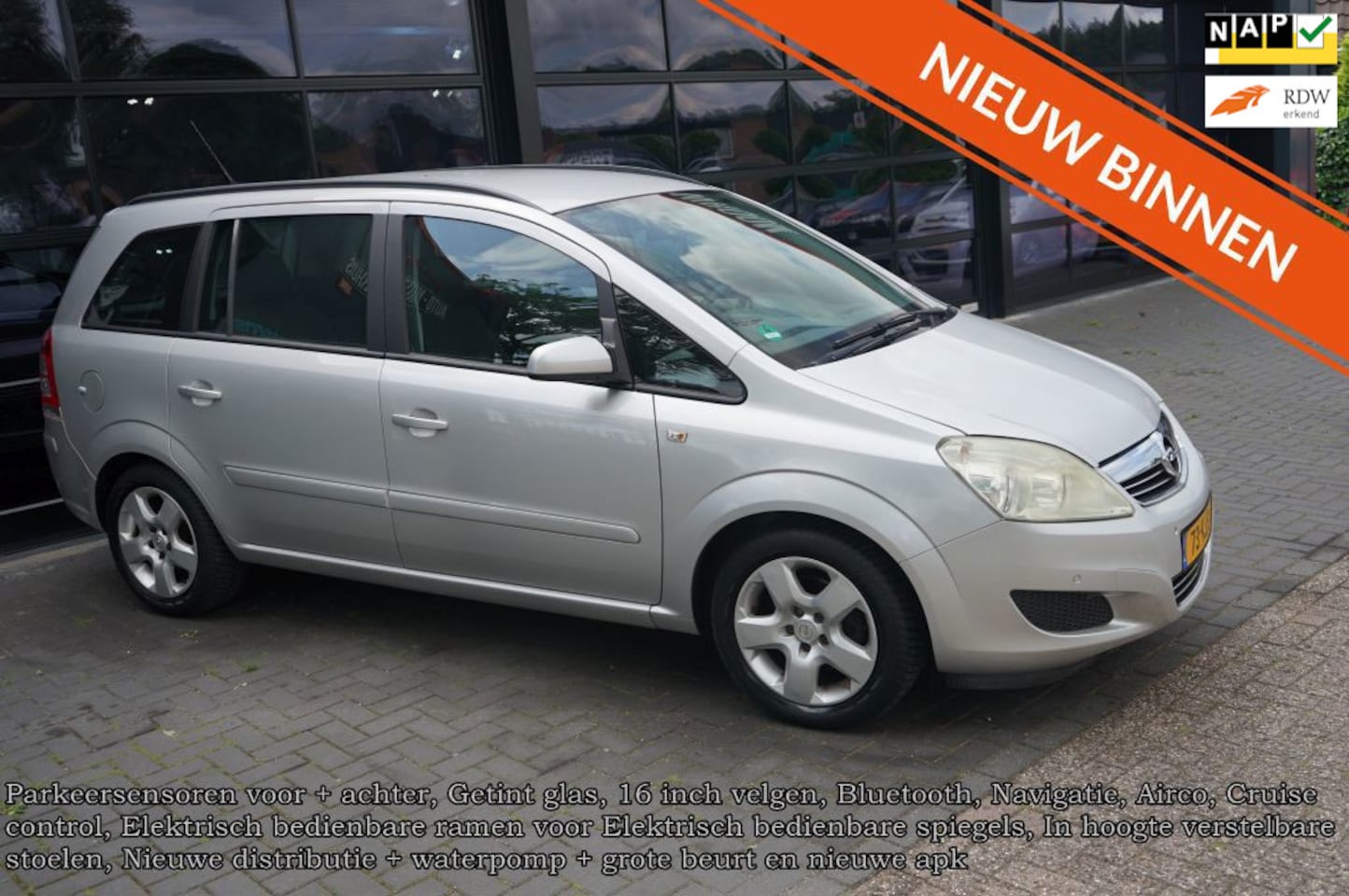 Opel Zafira - 1.8 Business 1.8 Business, PDC, airco, Navi, LM, velgen, CC - AutoWereld.nl