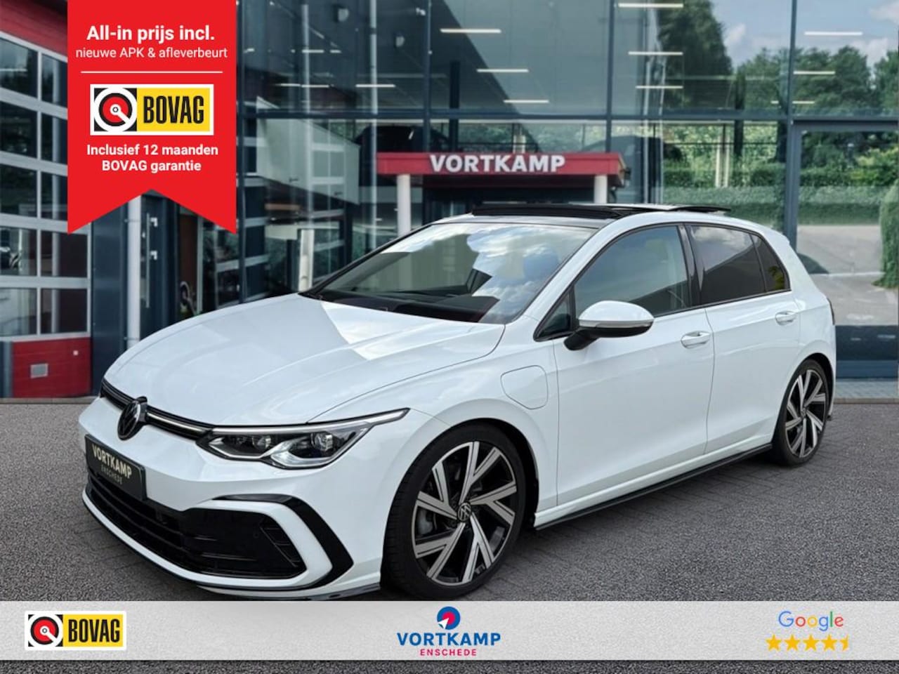 Volkswagen Golf - 1.4 TSI eHYBRID R-LINE PANO-DAK/CAMERA/ACC/MEM/STOEL+STUURVERW - AutoWereld.nl