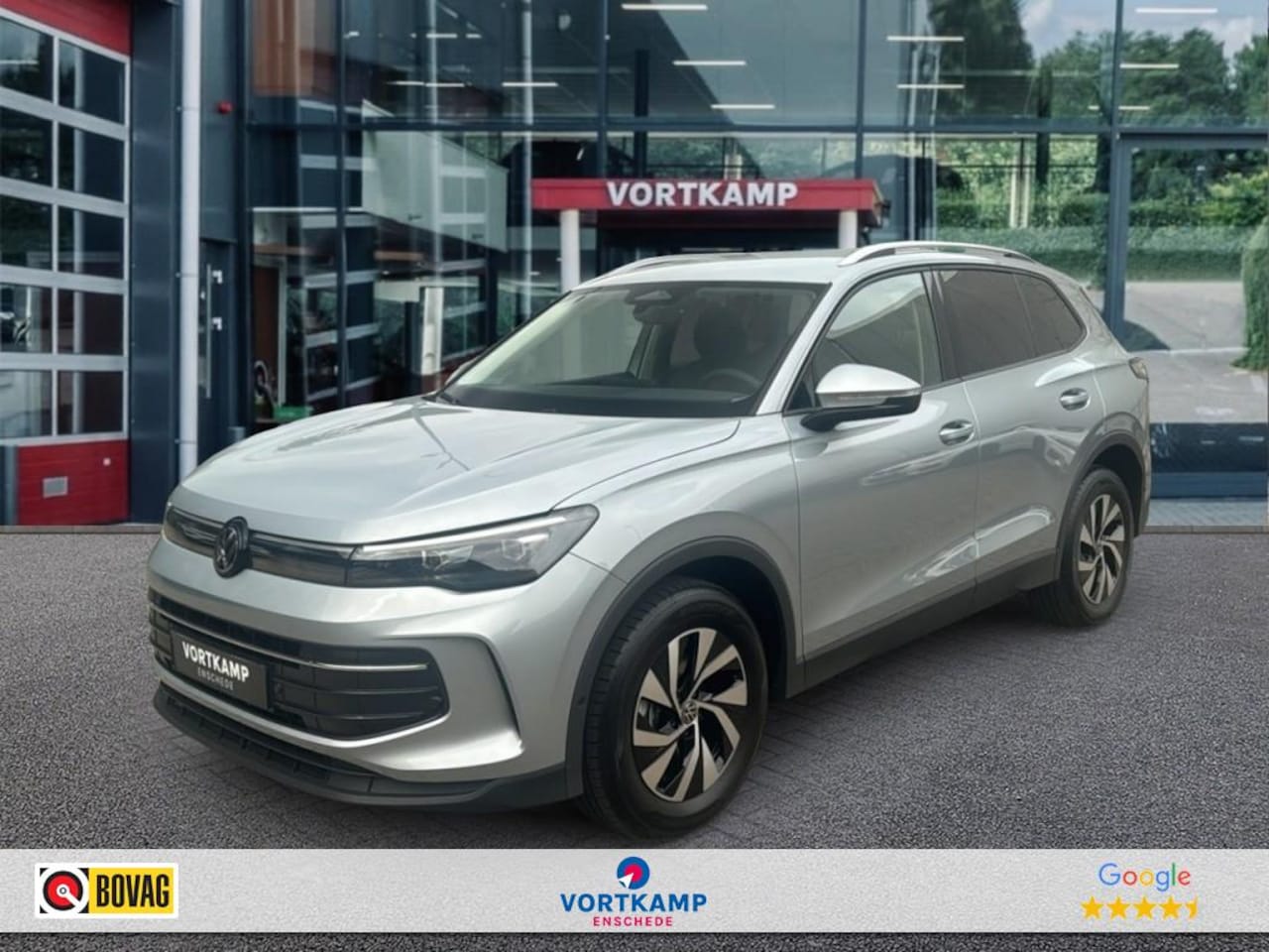 Volkswagen Tiguan - 1.5 eTSI LIFE TREKHAAK/ELEK-KLEP/CAMERA/ACC/STOEL+STUURVERW/CARPLAY - AutoWereld.nl