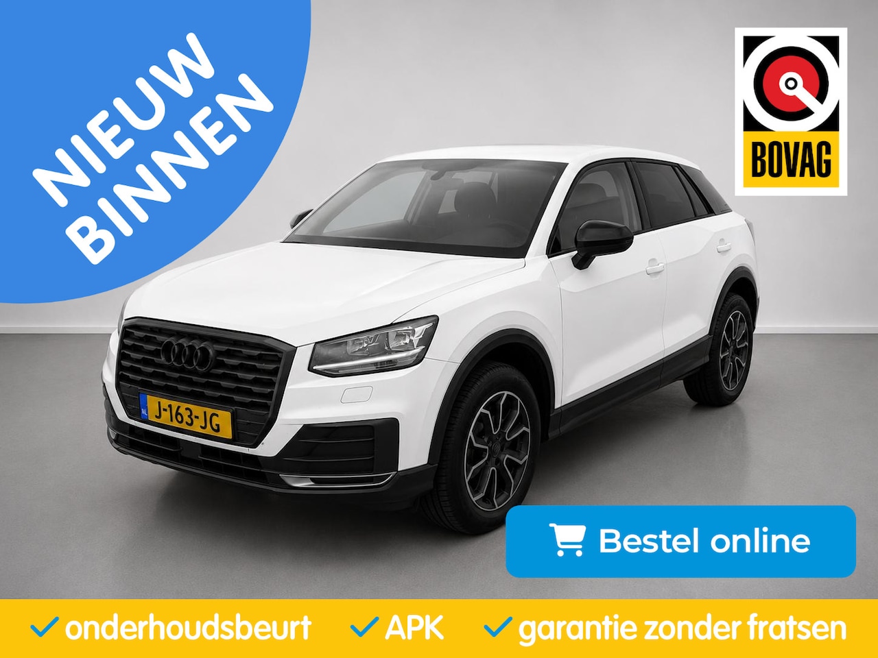 Audi Q2 - 1.0 TFSI Sport Black-White Stoelverwarming| Privacy glass|Climate control|Cruise control| - AutoWereld.nl