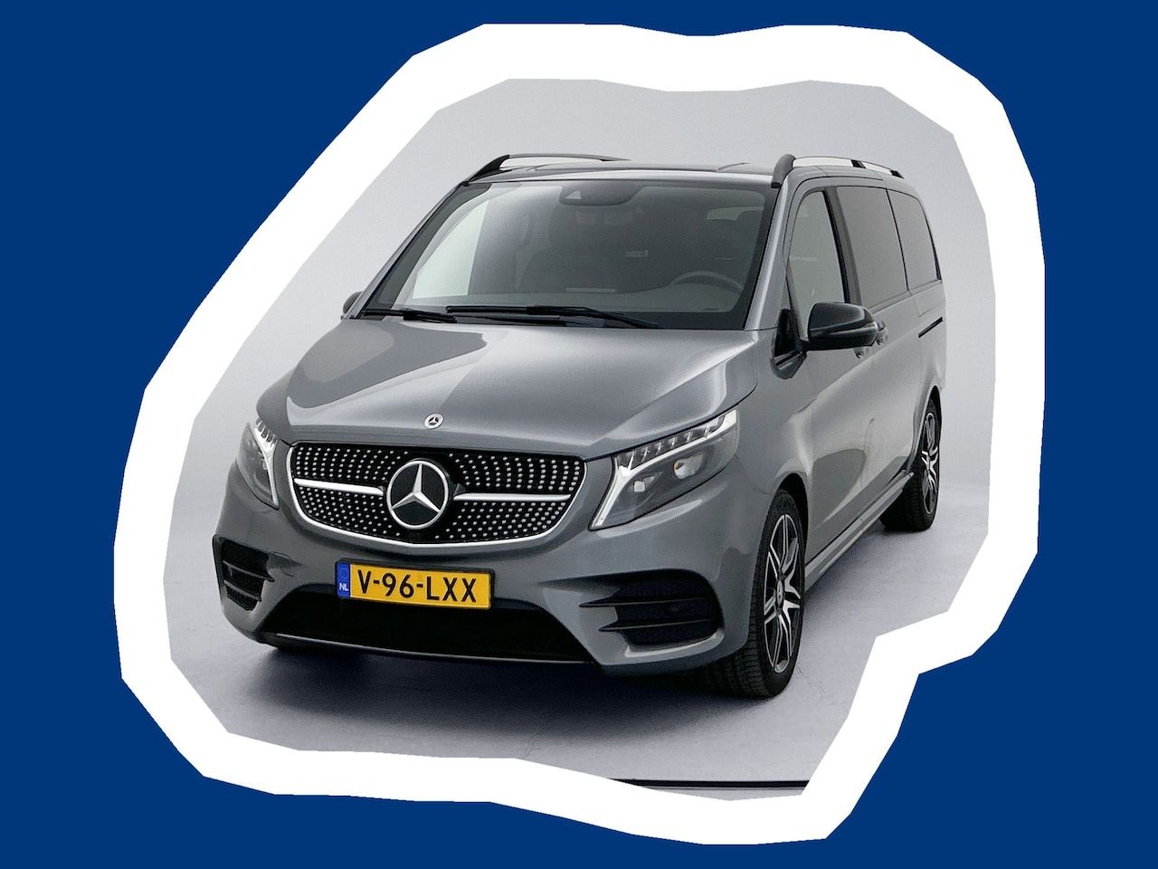 Mercedes-Benz V-klasse - 250d Lang DC Avantgarde AMG Elektrische schuifdeuren Dubbele Cabine Night pakket Leder - AutoWereld.nl