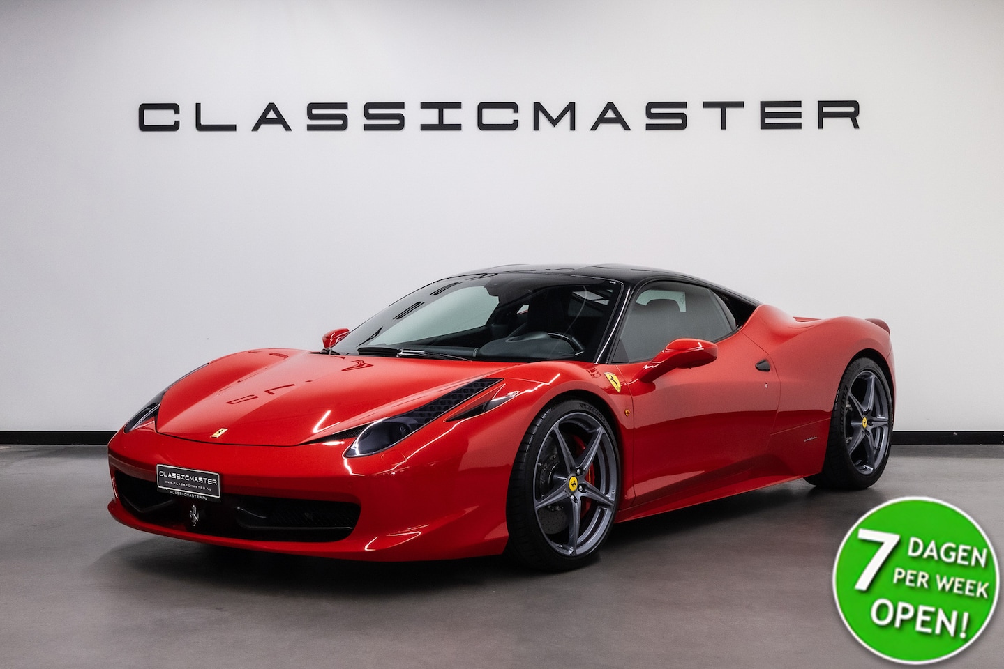 Ferrari 458 - 4.5 V8 Italia BTW auto, Rosso Corsa, Carbon (€ 78.471,07 Ex B.T.W) DEALER AUTO - AutoWereld.nl