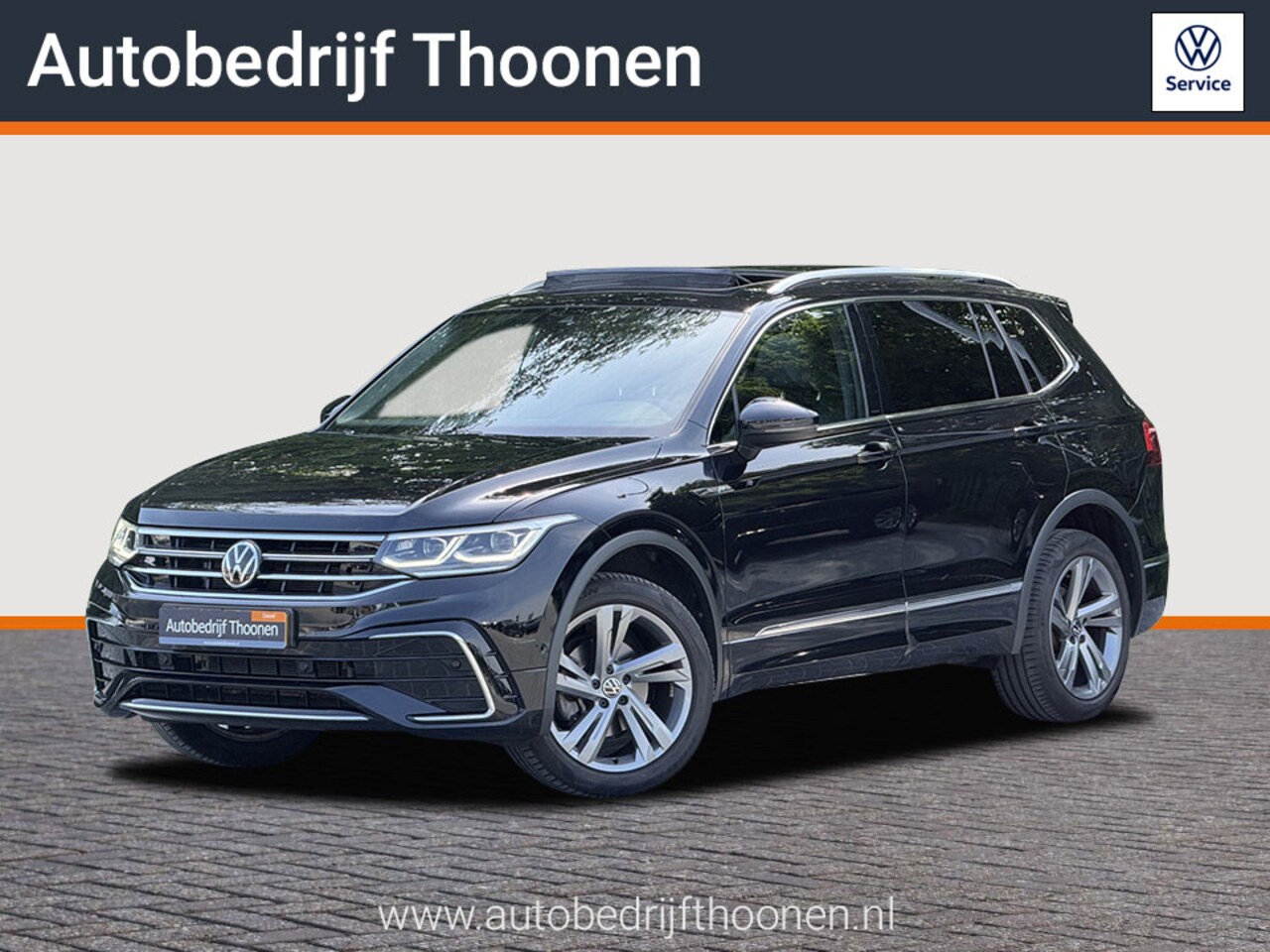 Volkswagen Tiguan Allspace - 1.5 TSI R-Line Business 7p. | Leer | Trekhaak | Pano | Stoelventilatie - AutoWereld.nl