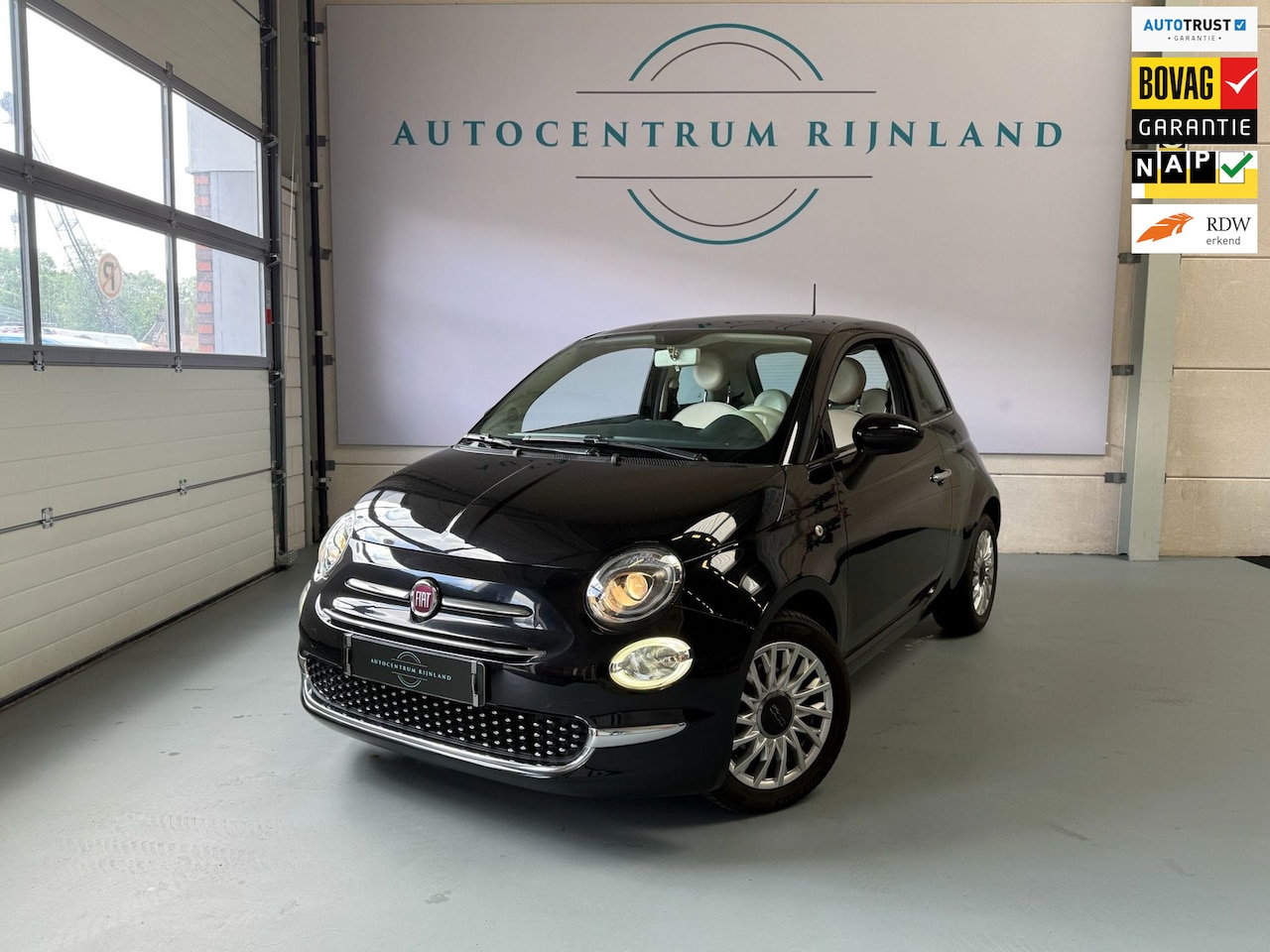 Fiat 500 - 0.9 TwinAir Turbo Lounge Navi, Airco, Panoramadak - AutoWereld.nl
