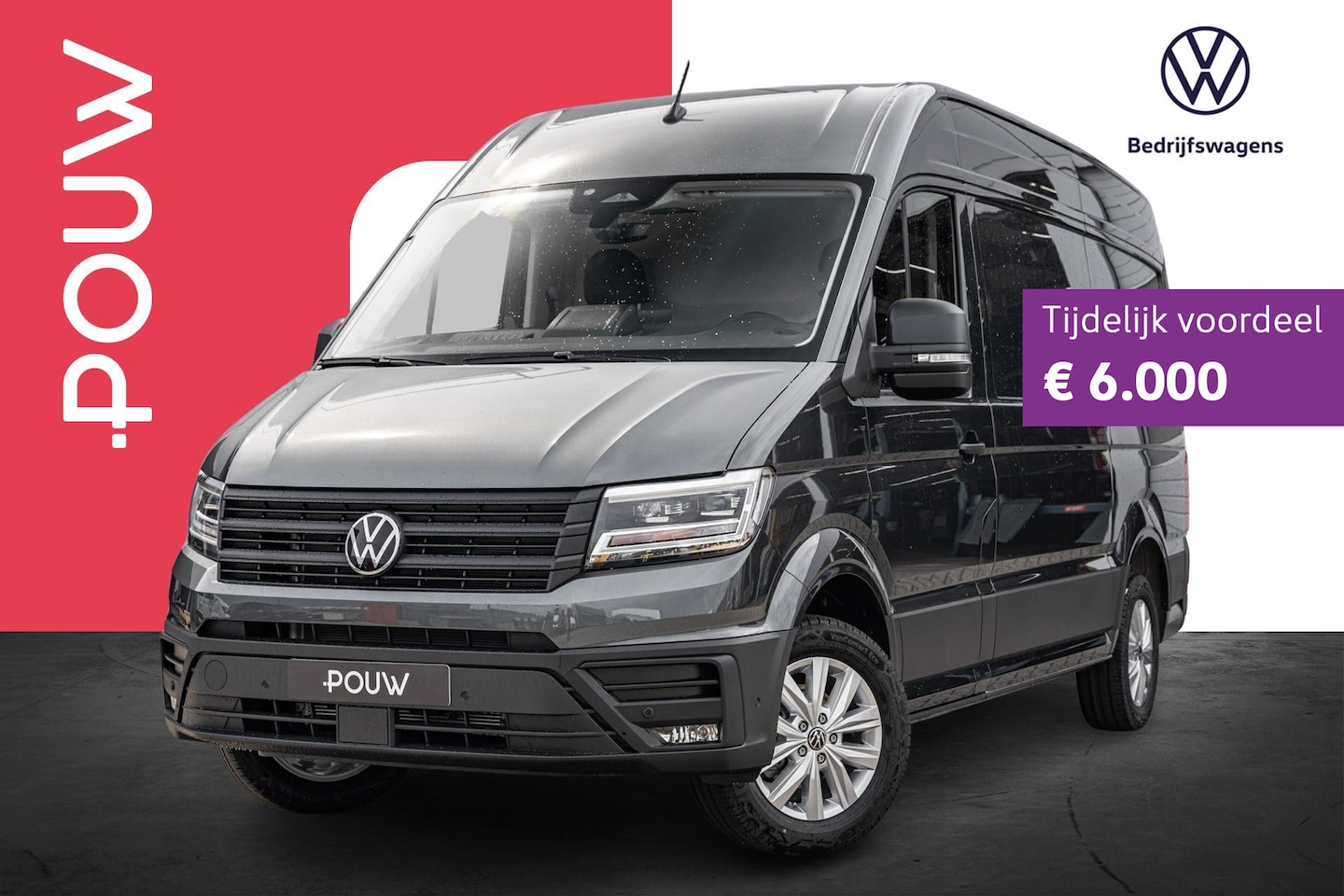 Volkswagen Crafter - 35 2.0 TDI 164pk L3H3 Exclusive EURO VI RWD | Trekhaak | 17" Velgen - AutoWereld.nl