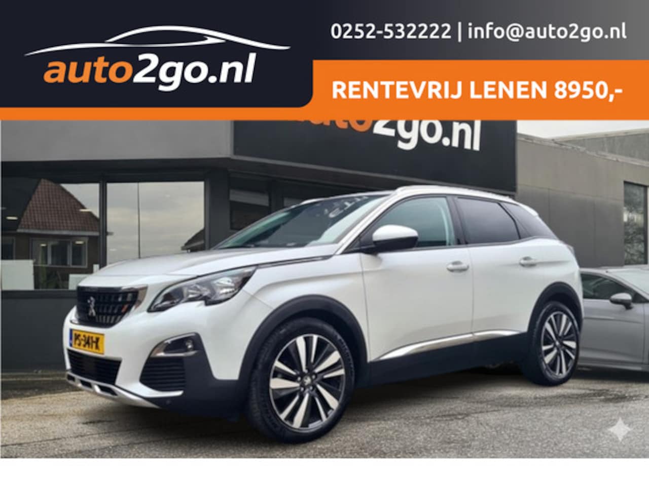 Peugeot 3008 - 1.6 BLUE-HDI GT-Line PANODAK SPORTLEDER 19 INCH-LMV NAVI CAMERA LED PDC ORG.127d.KM!!! - AutoWereld.nl