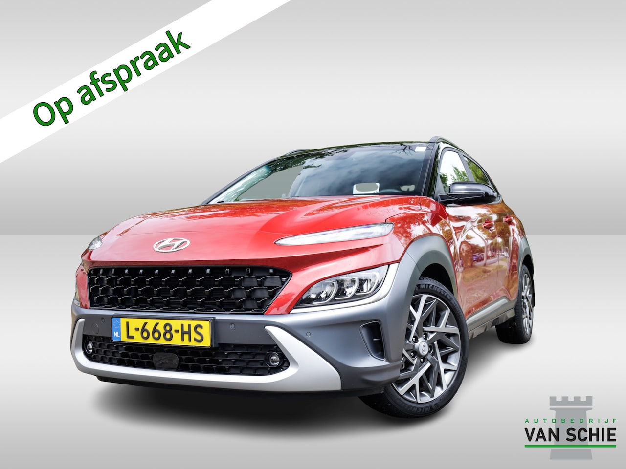 Hyundai Kona - 1.6 GDI HEV Premium 1e-Eig. & Dealer-Onderh. BOVAG-Garantie. NL-Auto. - AutoWereld.nl