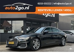 Audi A6 Limousine - 55 TFSi 3.0 6 CIL QUATTRO 340PK S-LINE LEDER B&O NAVI CAMERA DIGI-DASH LED 19 INCH-LMV PDC