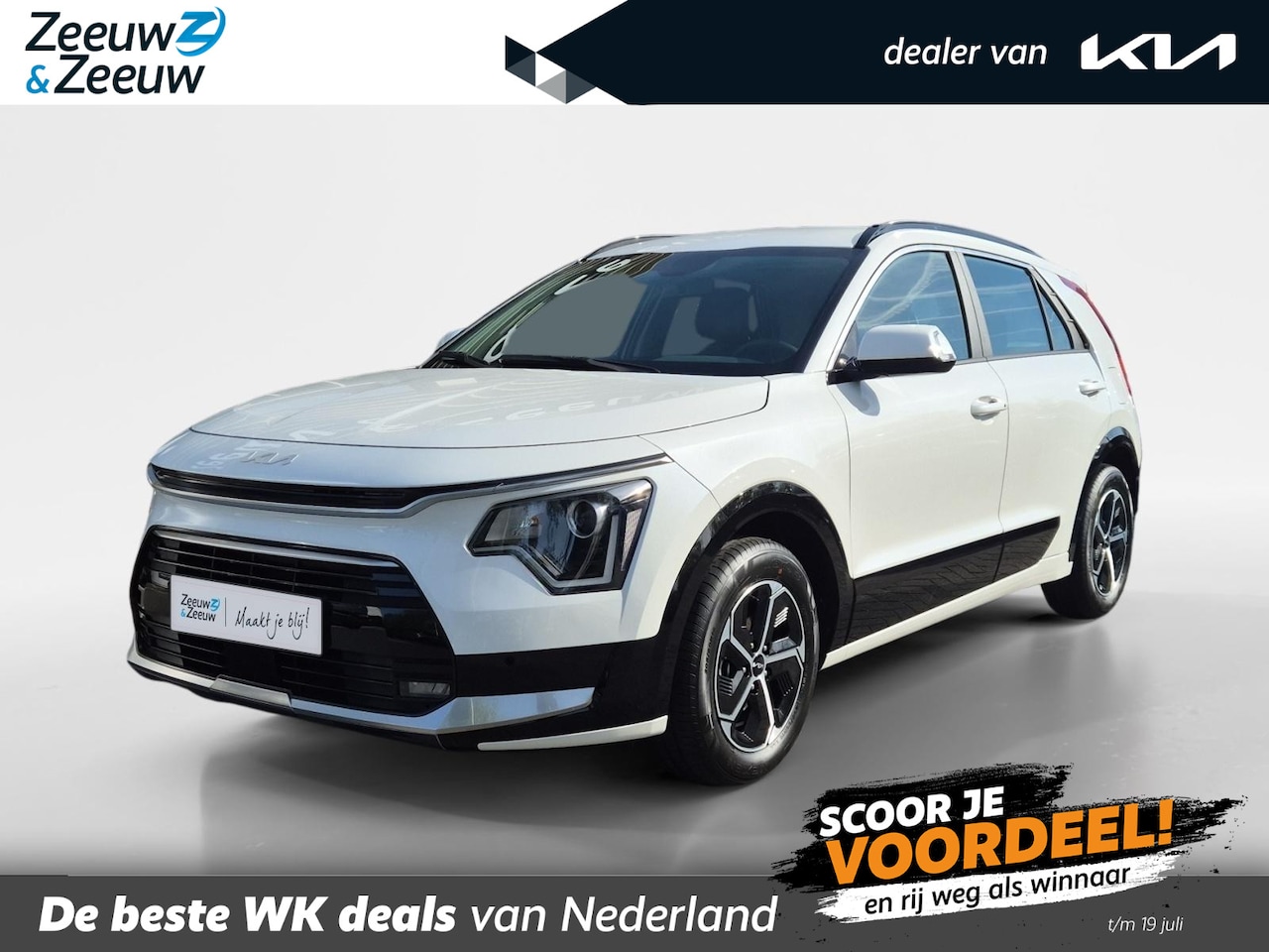 Kia Niro - 1.6 GDi Hybrid DynamicLine | Enkele kleuren op voorraad bel voor info | NU MET €3.000 inru - AutoWereld.nl