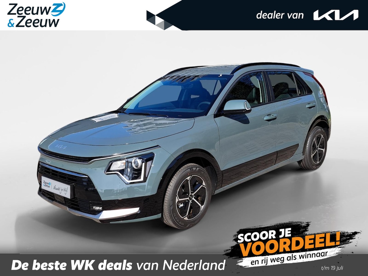 Kia Niro - 1.6 GDi Hybrid DynamicLine | Enkele kleuren op voorraad bel voor info | NU MET €3.000 inru - AutoWereld.nl
